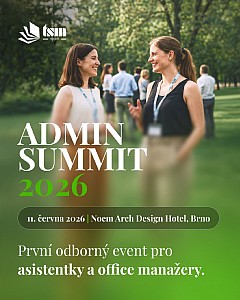 Admin Summit 2026 - 11. 6. 2026 v designovém hotelu Noem Arch v Brně